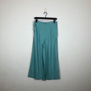 Clad & Cloth • Wide Leg Linen Cropped Pants